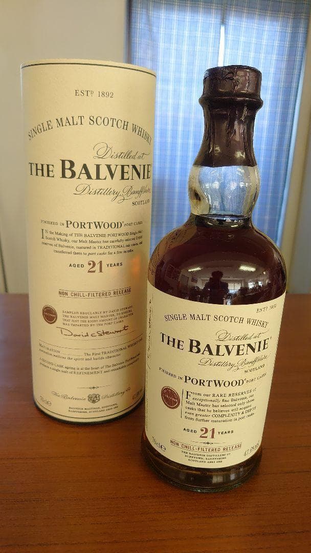 希少　廃盤品　バルヴェニー 21年　プレミアムウイスキー