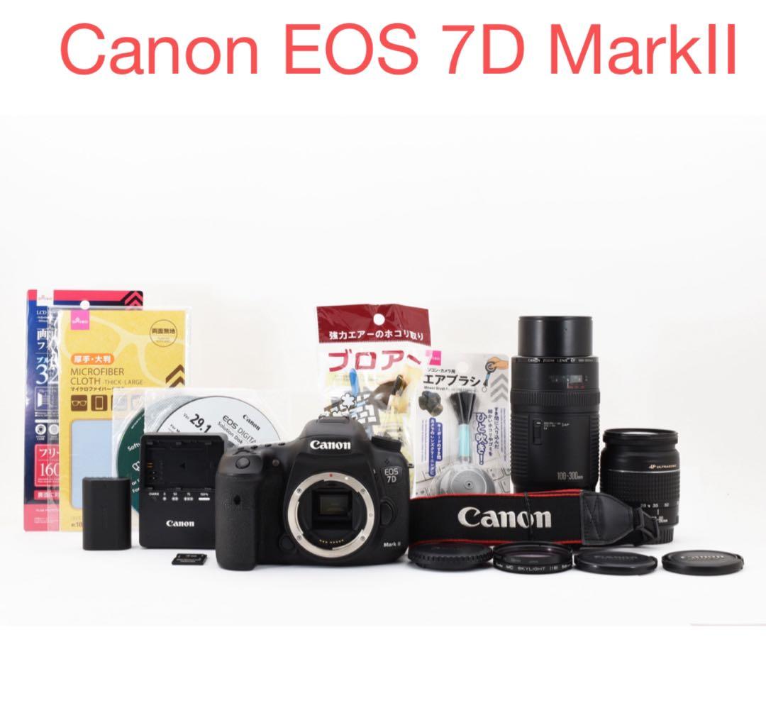 Canon EOS 7D MarkⅡ標準&望遠ダブルレンズセット