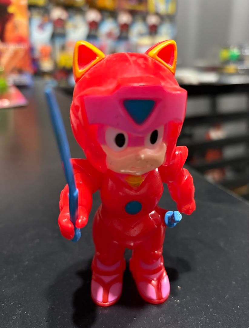 バンダイ 当時物 キャッ党忍伝てやんでえ プルルン フィギュア ソフビ