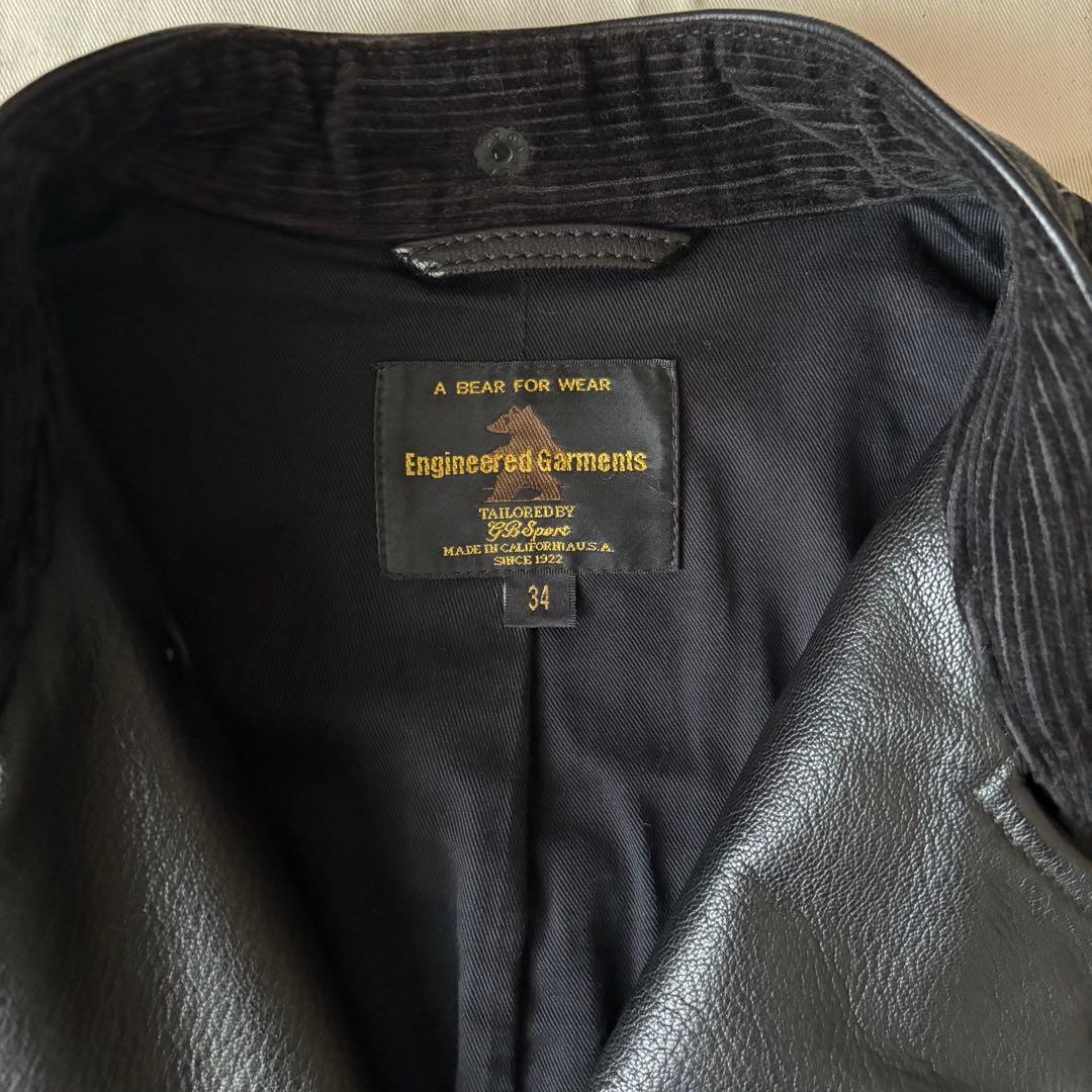 エンジニアードガーメンツ レザーライダース ネペンテス needles s2w8