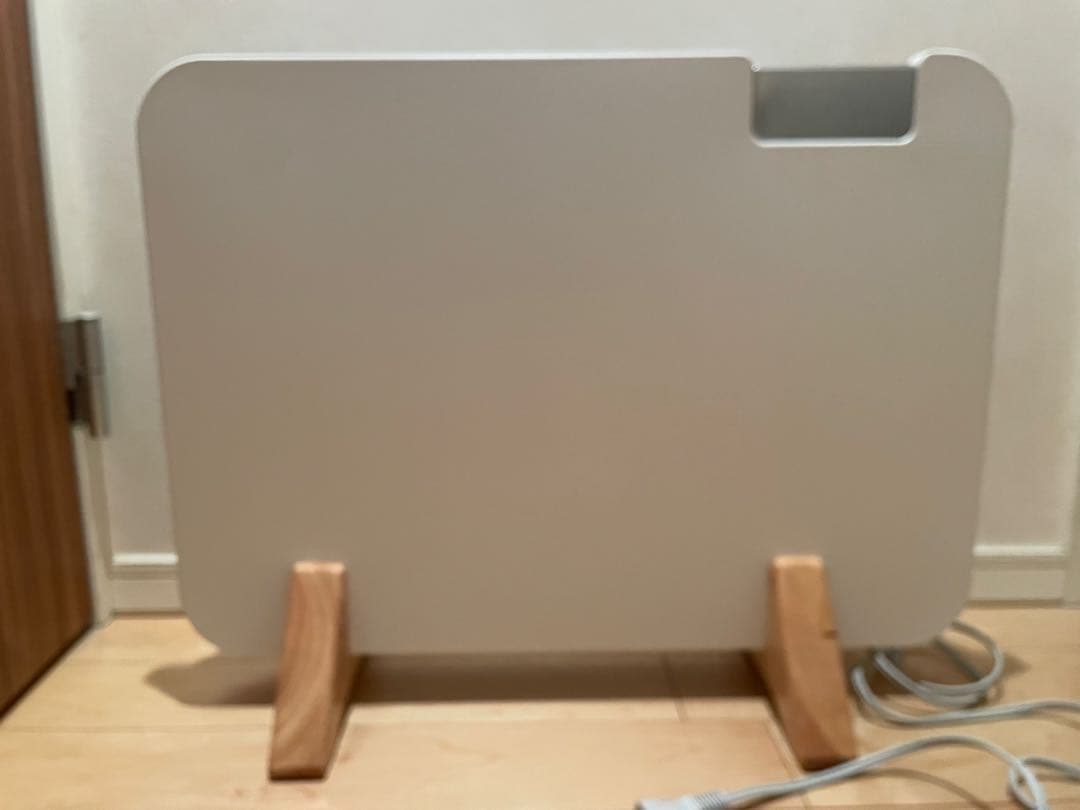 moku.コンベクトヒーター800wここぽか 電気ヒーター木製スタンドナチュラル