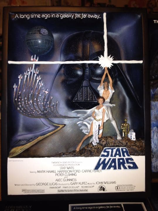 激レア　スターウォーズ　立体ポスター