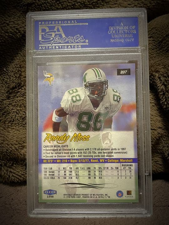 その他 1998 ULTRA RANDY MOSS ROOKIE