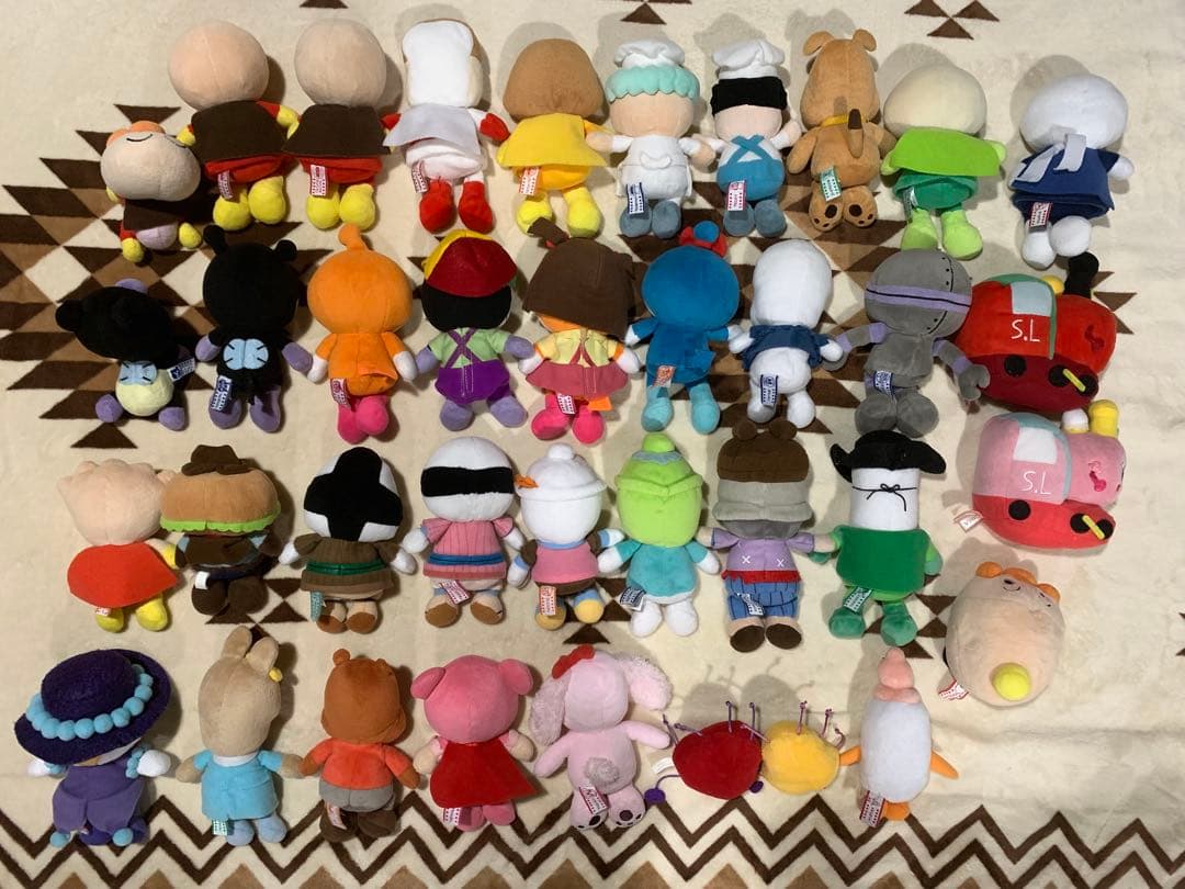 アンパンマン プリちぃビーンズ　ぬいぐるみ 36体セット　まとめ売り