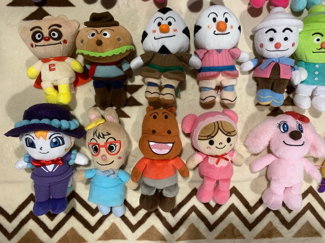 アンパンマン プリちぃビーンズ　ぬいぐるみ 36体セット　まとめ売り