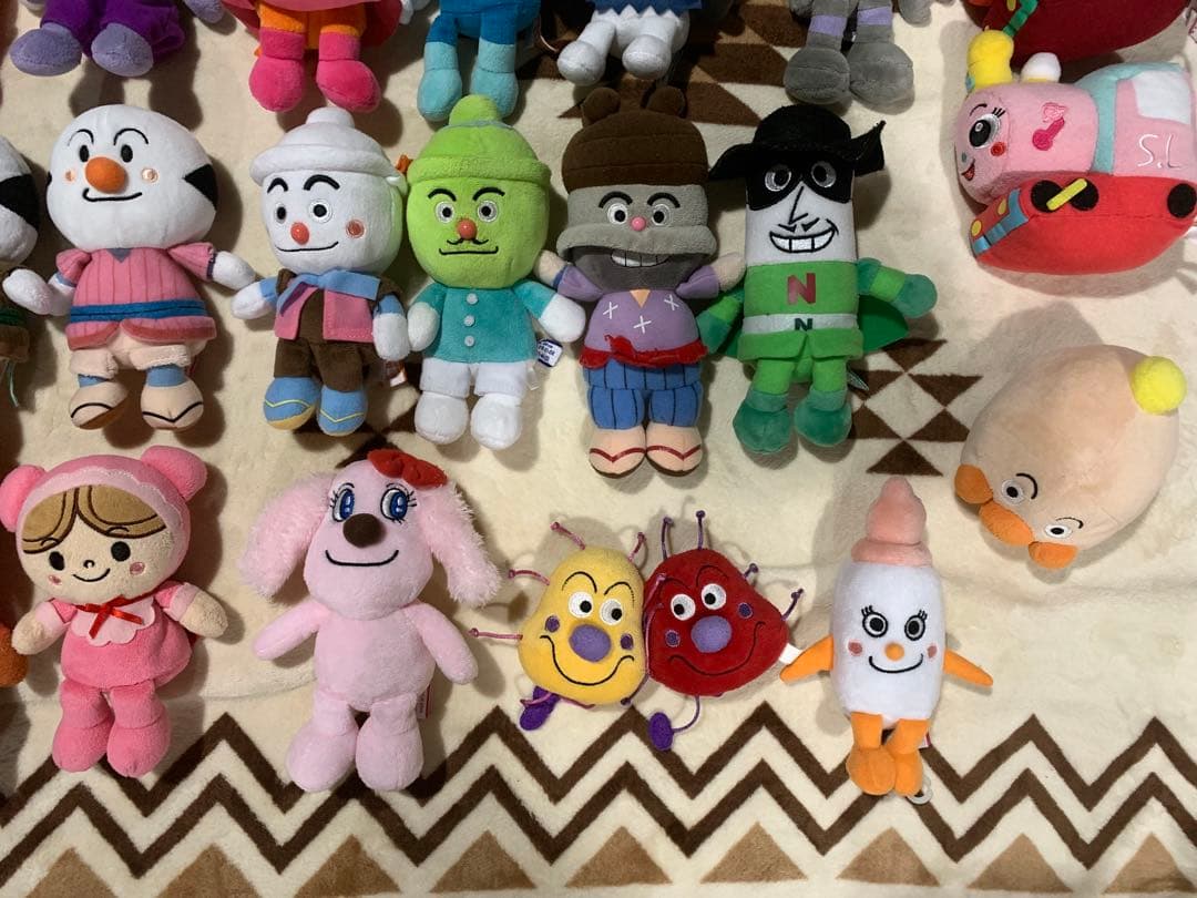 アンパンマン プリちぃビーンズ　ぬいぐるみ 36体セット　まとめ売り