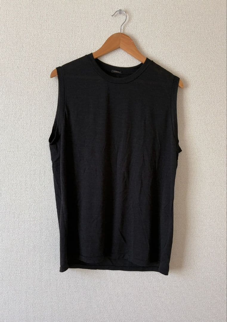 COMOLI ウールメッシュ ノースリーブ サイズ 3