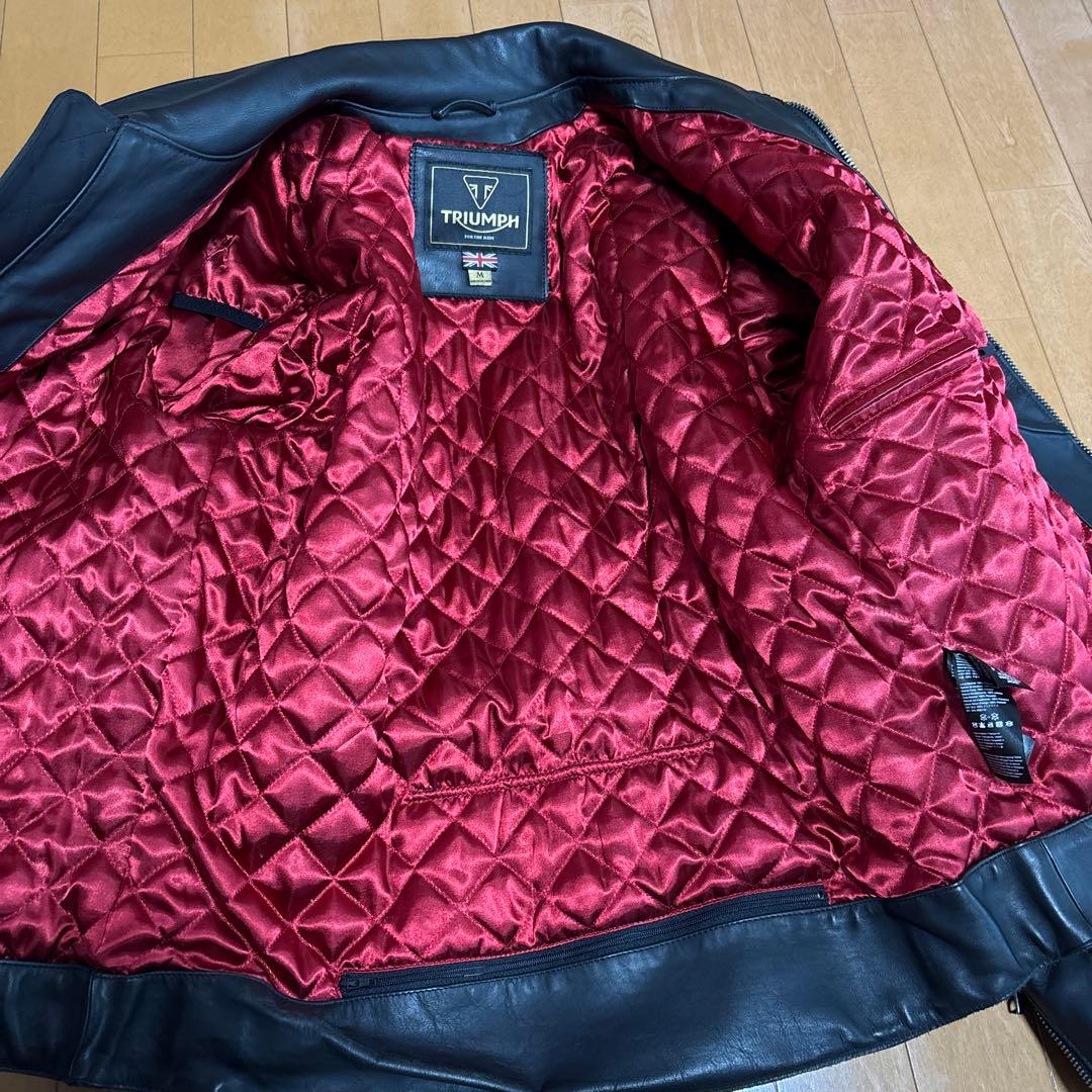 TRIUMPH シングルライダースジャケット M 黒