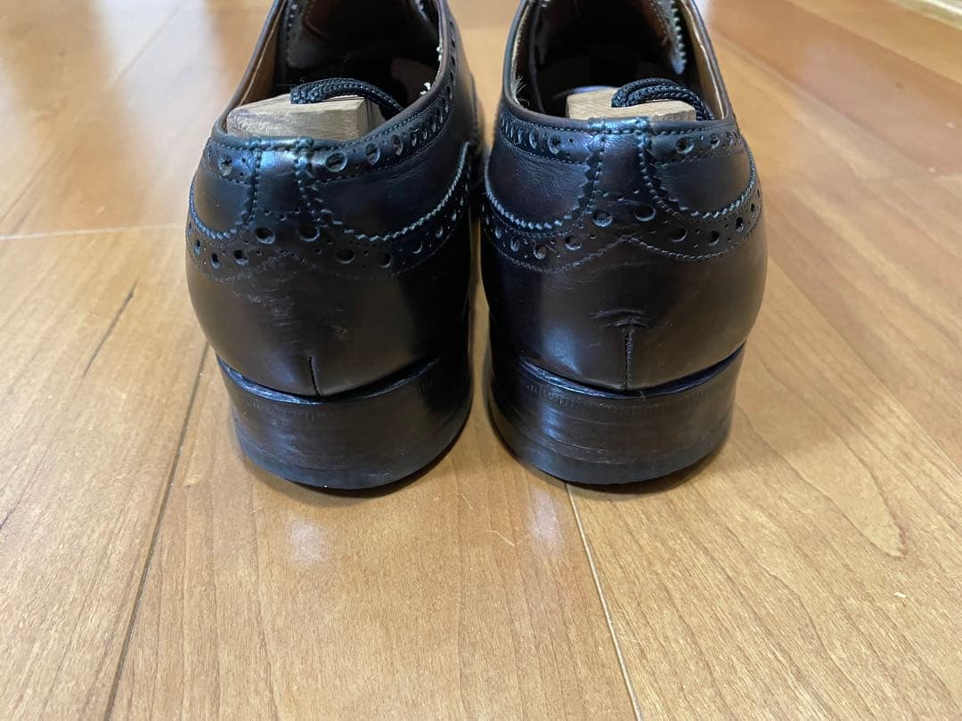 【美品3都市】旧チャーチ ディプロマット ダークブラウン65F シューツリー付