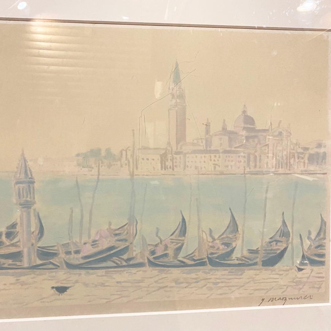 松浦安弘 サン・ジョルジョーマッジョーレ 46/80 絵画 水彩画 リトグラフ