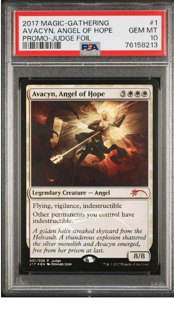 mtg 希望の天使アヴァシン　英語　ジャッジ　プロモ　foil