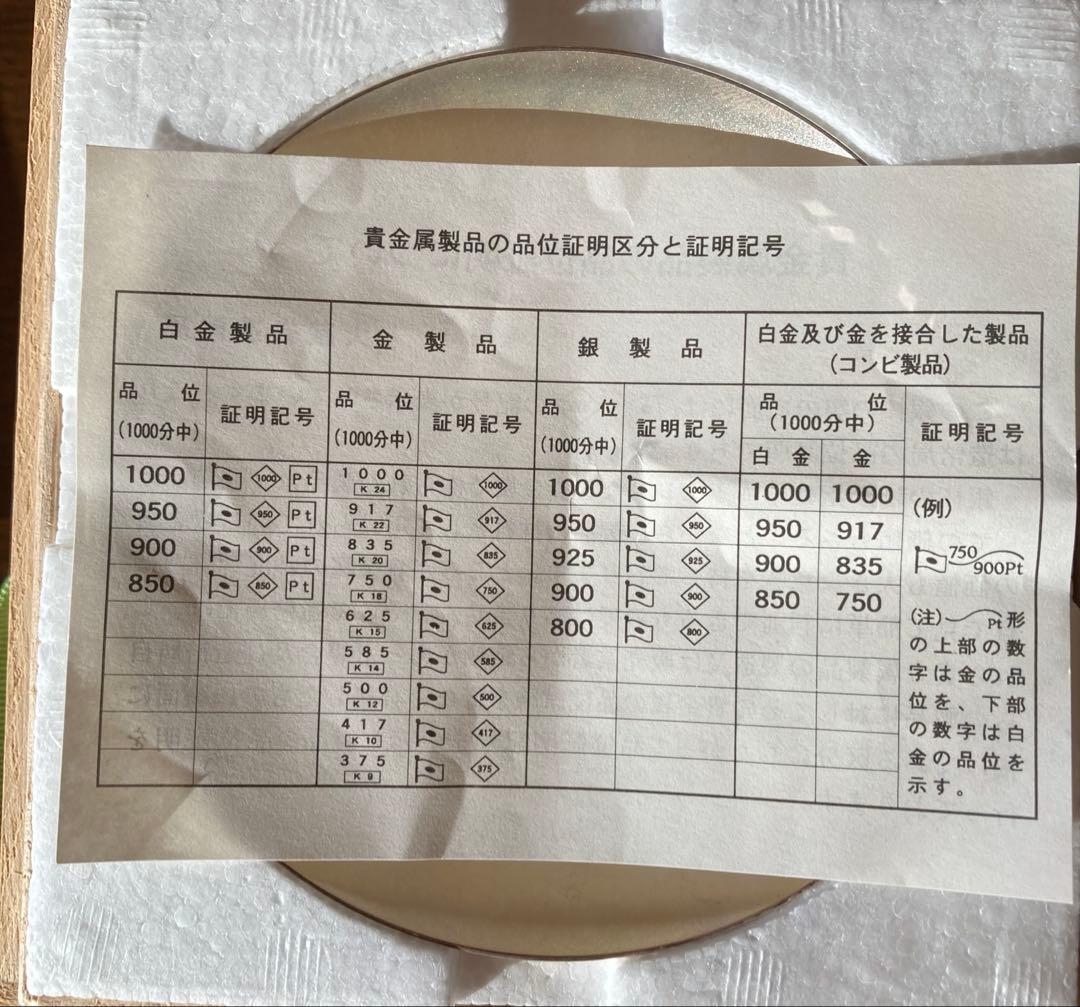 内閣総理大臣 銀杯　140g