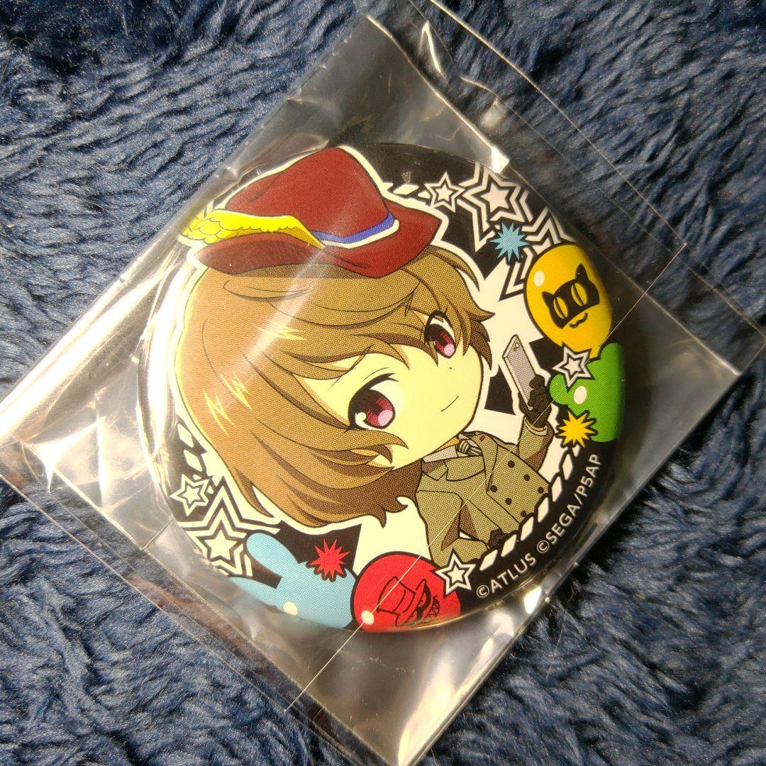 ⑥ペルソナ5　アニメイトカフェ　缶バッジ　明智 吾郎　コラボ