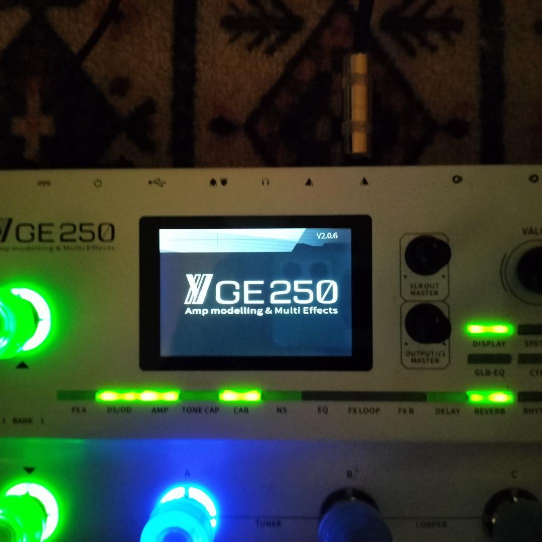 Mooer GE250 (最新Ver 2.0.6) /マルチエフェクター