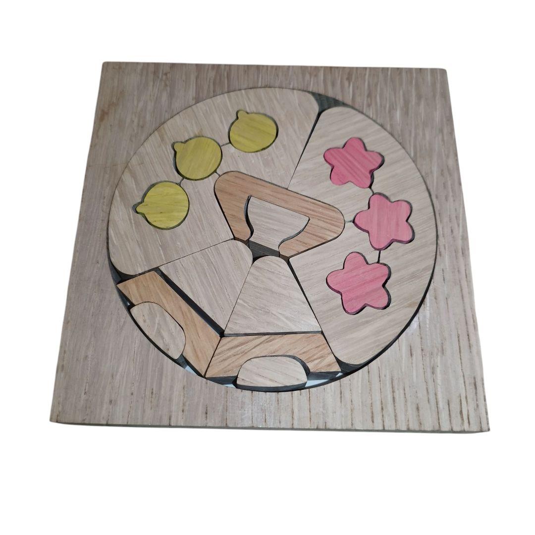 【希少】小黒三郎 円びな 五段飾り 組み木 雛人形