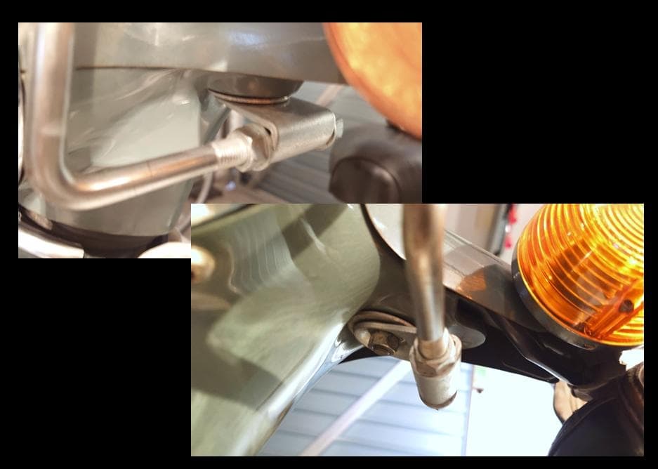 希少品　スーパーカブ用東京風防製　ウインドシールド