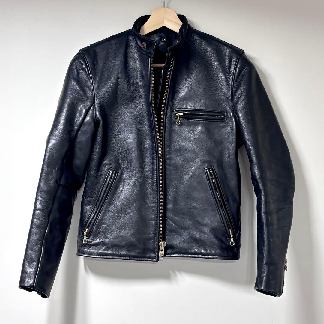 VANSON バンソン シングルライダース レザージャケット TYPE B 34