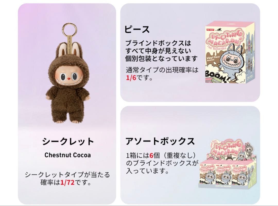 LABUBU MACARON アソートThe Monsters