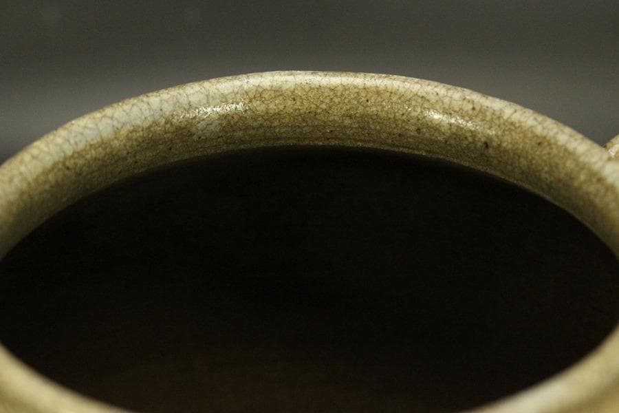 茶道具 三耳 絵唐津 水指(ZE612)