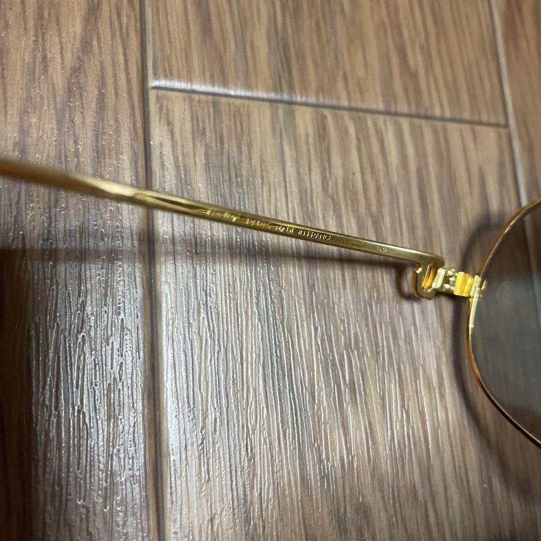 カルティエ サングラス　メタルフレーム　トリニティゴールド140　ヴィンテージ物