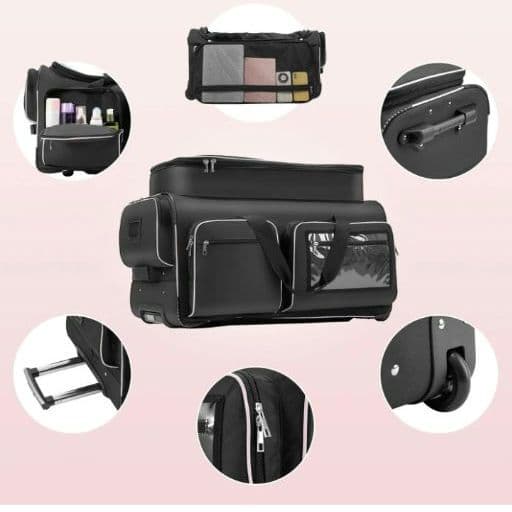 ダンスバッグ ガーメントラック 衣類転がりダッフル 旅行衣装ケース 競技会