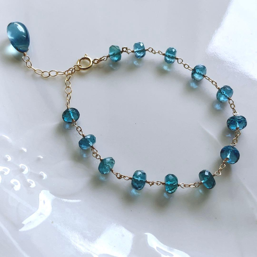 桃色の雲◆ロイヤルブルームーンストーンブレスレット✧14kgf