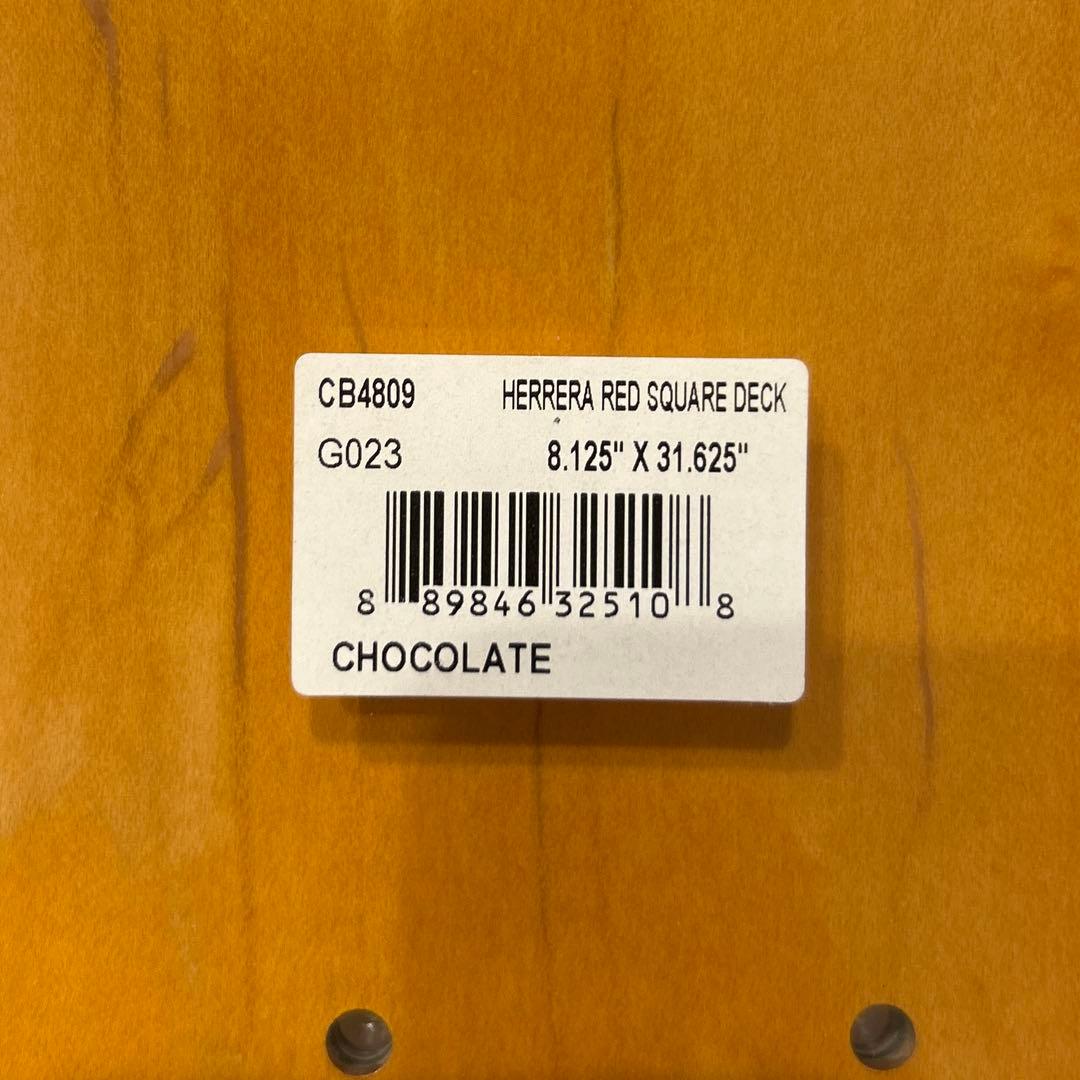 スケートボード　デッキ　【chocolate】 size 8.125