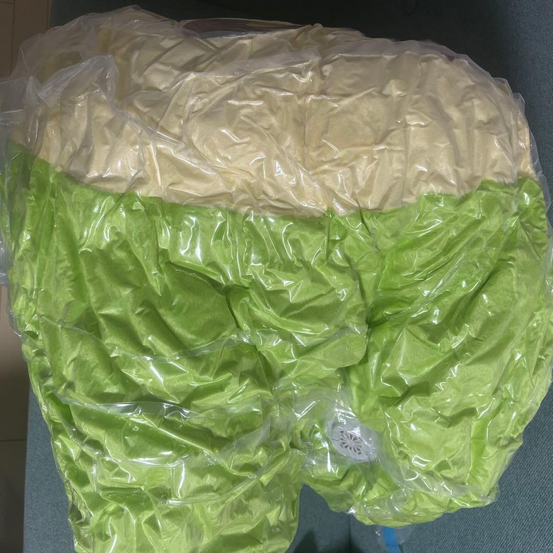 お花クッション ピュアグリーン特大 フラワークッション 村上隆　ラッキーボックス