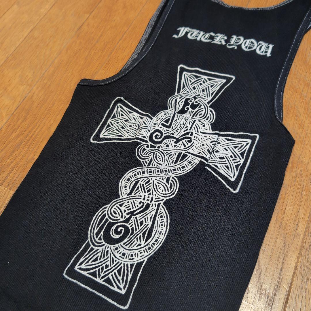 クロムハーツ　タンクトップ　ケルティック　FUCKYOU　Ｍ