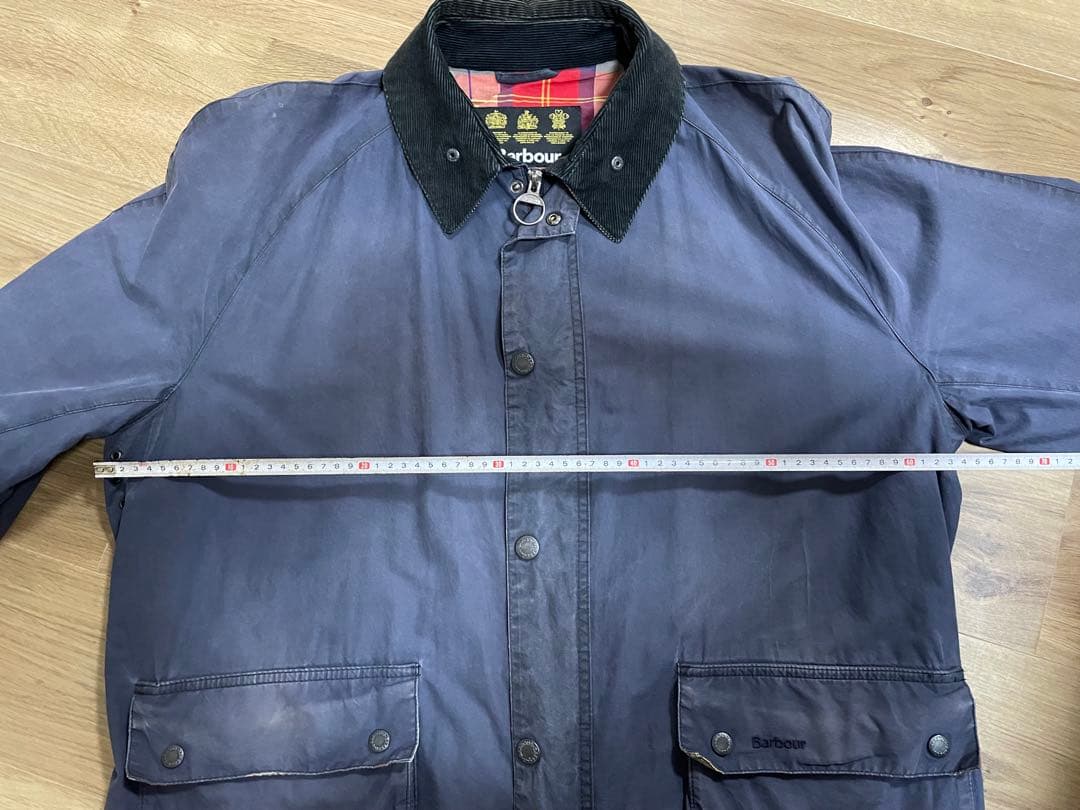 Barbour ネイビー　オイル洗浄済