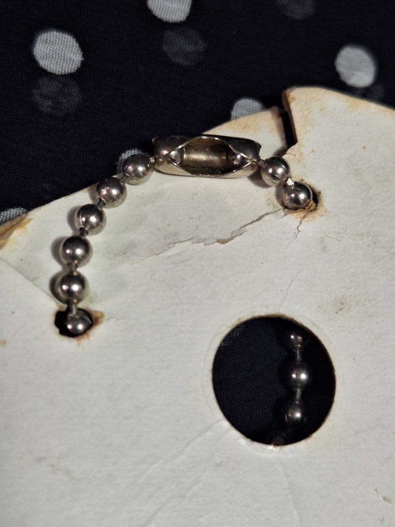 デッド 50's ボールチェーン キーリング キーホルダー USA　ヴィンテージ