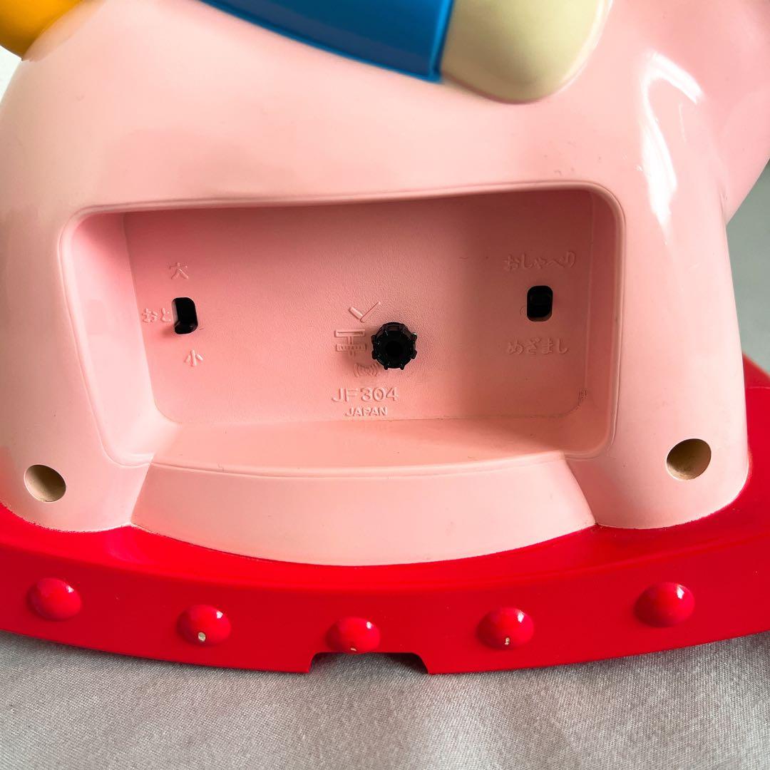 ハローキティ　木馬　目覚まし時計　Kitty