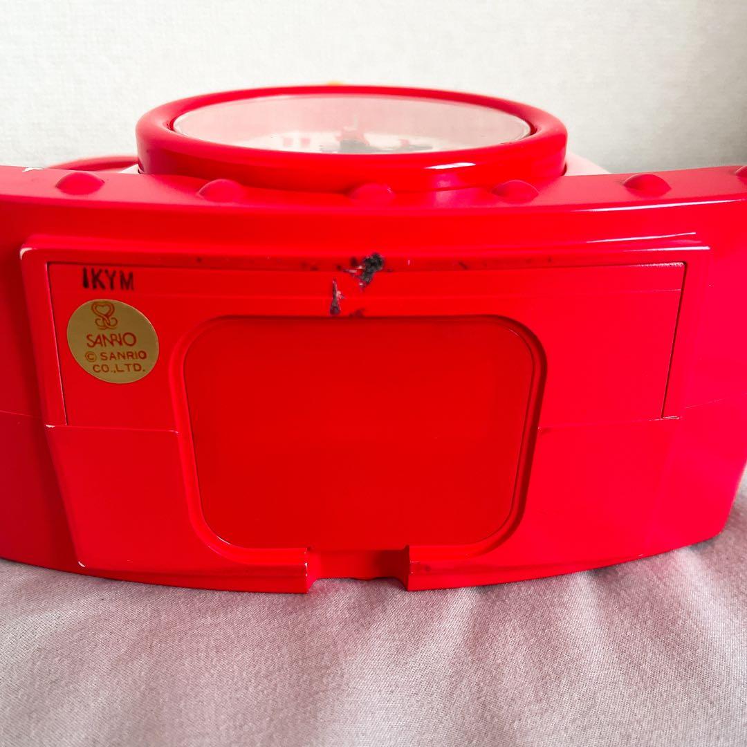 ハローキティ　木馬　目覚まし時計　Kitty