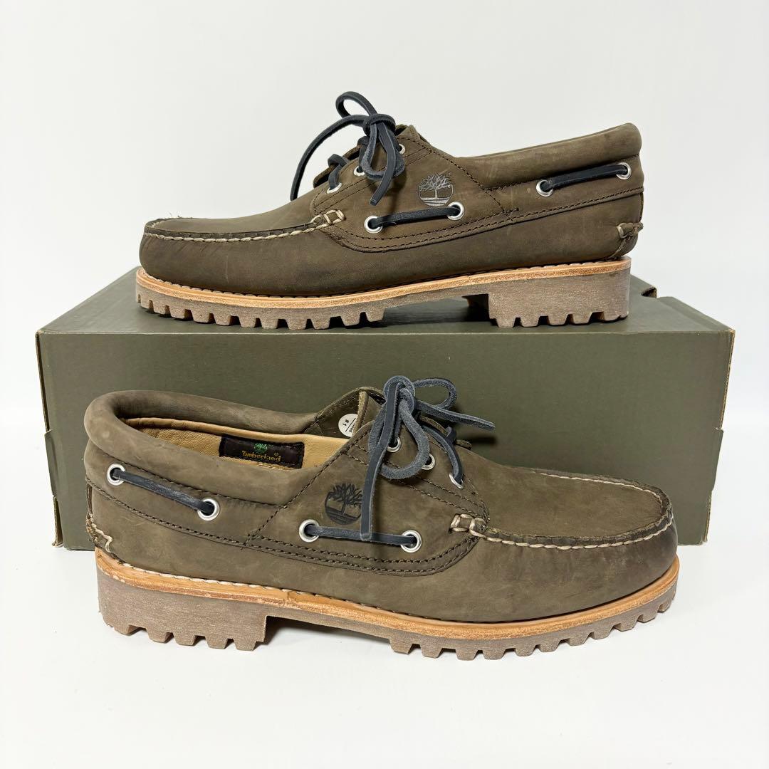 【訳あり】 ティンバーランド 3アイ クラシック ラグ シューズ オリーブ