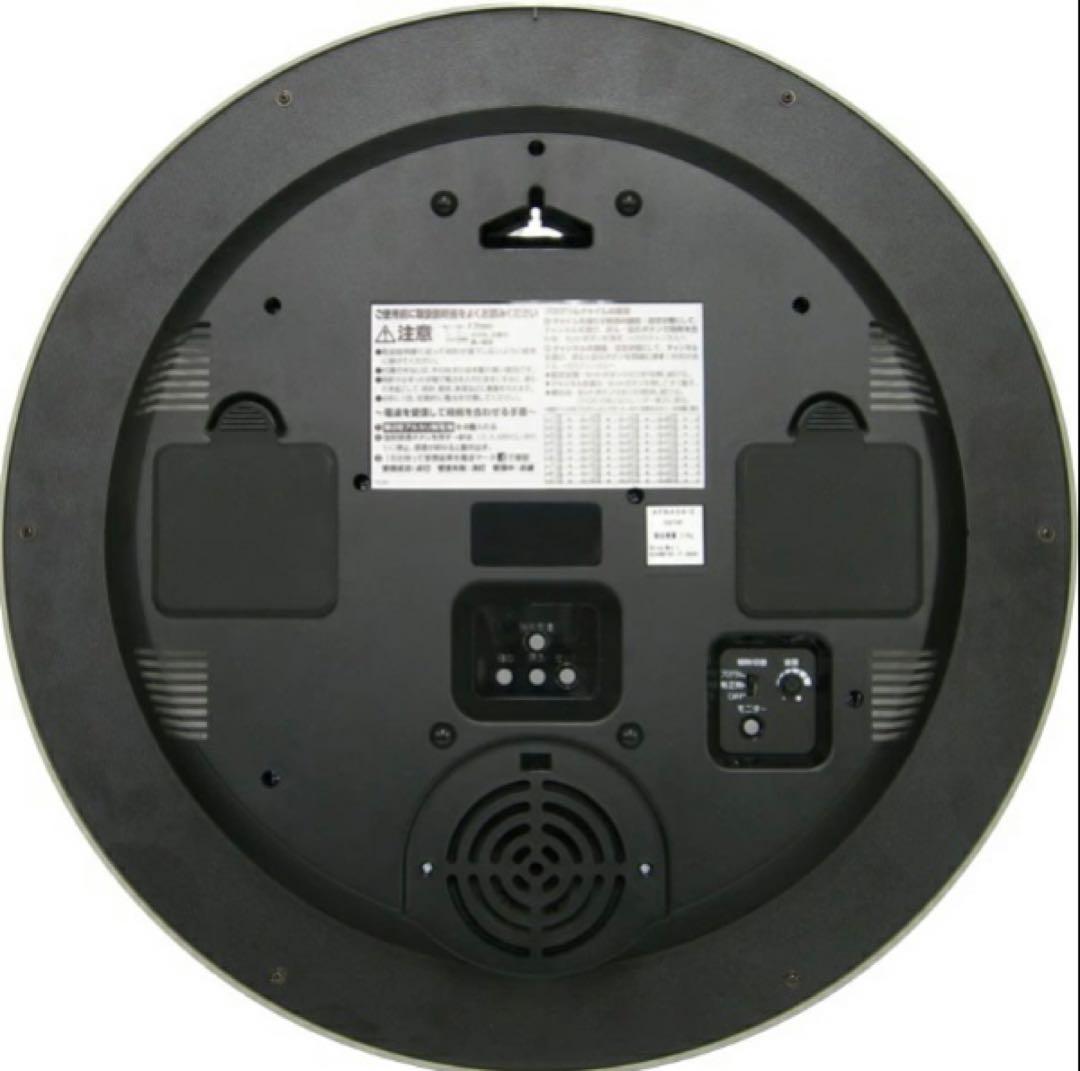 RHYTHM 電波時計 4FN404SR19 温度・湿度モニター付き