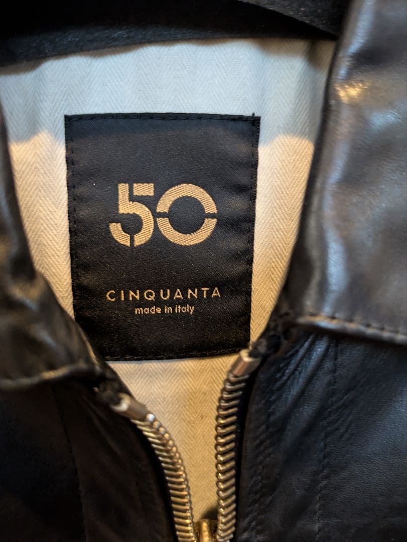 チンクアンタ　ホースレザーライダースジャケット