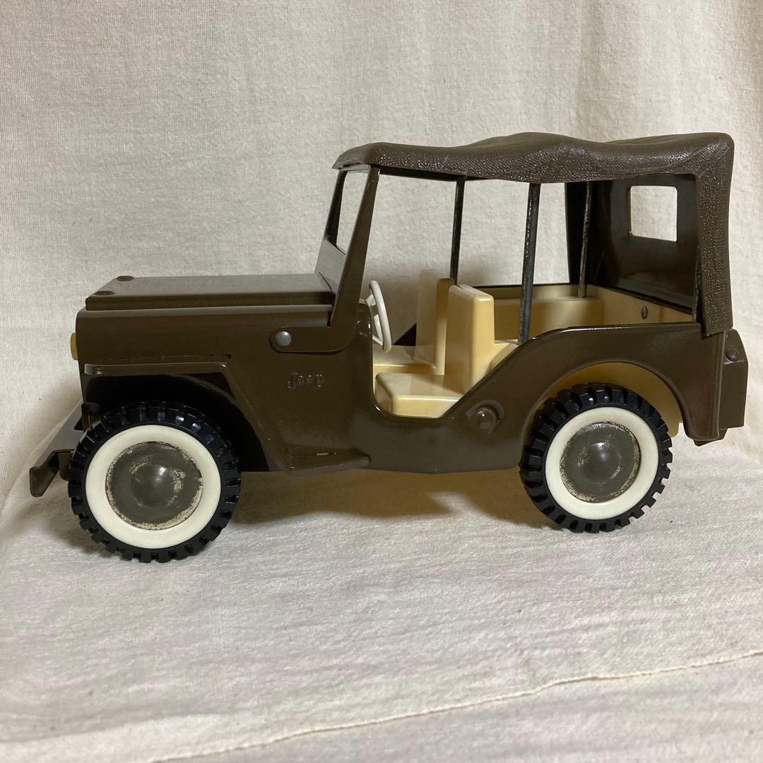 日本製 jeep ジープ ブリキ 自動車 レトロ ミリタリー