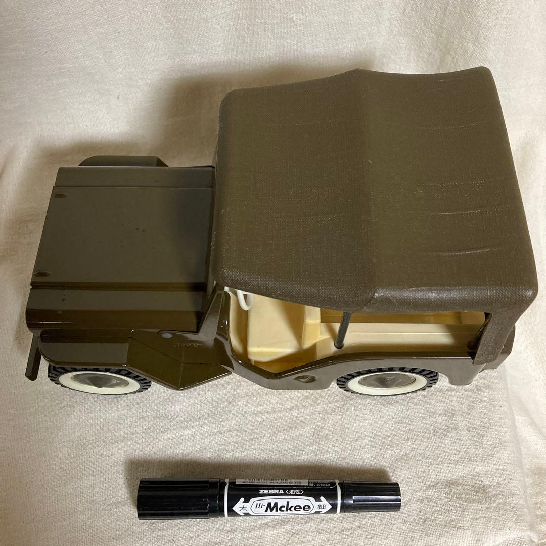日本製 jeep ジープ ブリキ 自動車 レトロ ミリタリー
