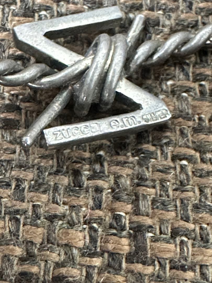 ⑧ zucca e.m. silver 925 有刺鉄線　バングル　シルバー