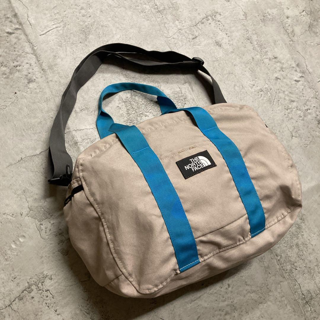 THE NORTH FACE 2way ボストンバッグ　グレー　ショルダーバッグ