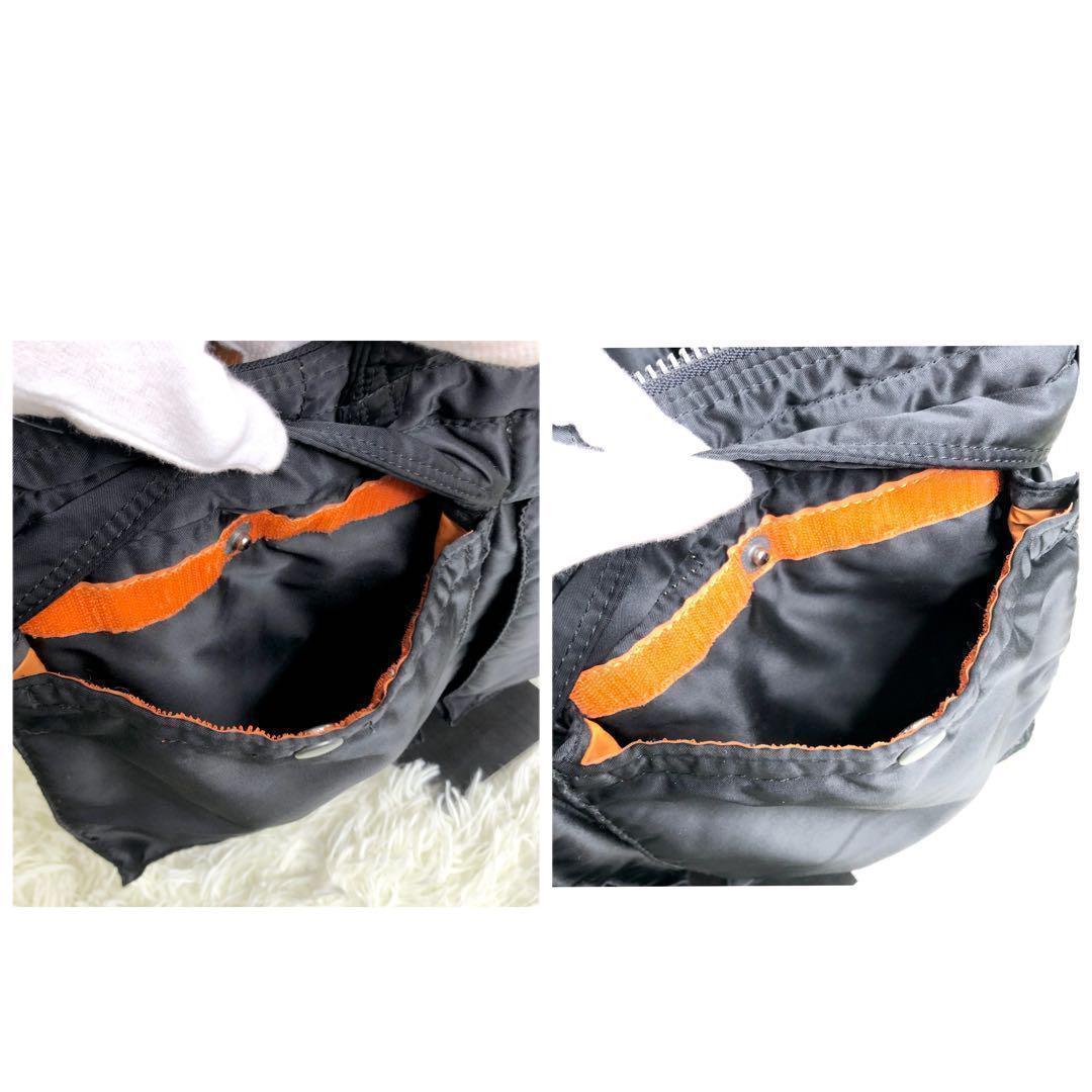 【美品】PORTER ポーター タンカー ブラック ショートヘルメット A4