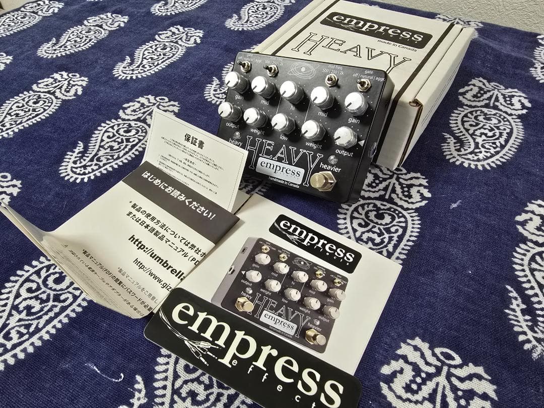 Empress Effects Heavy ギターエフェクター