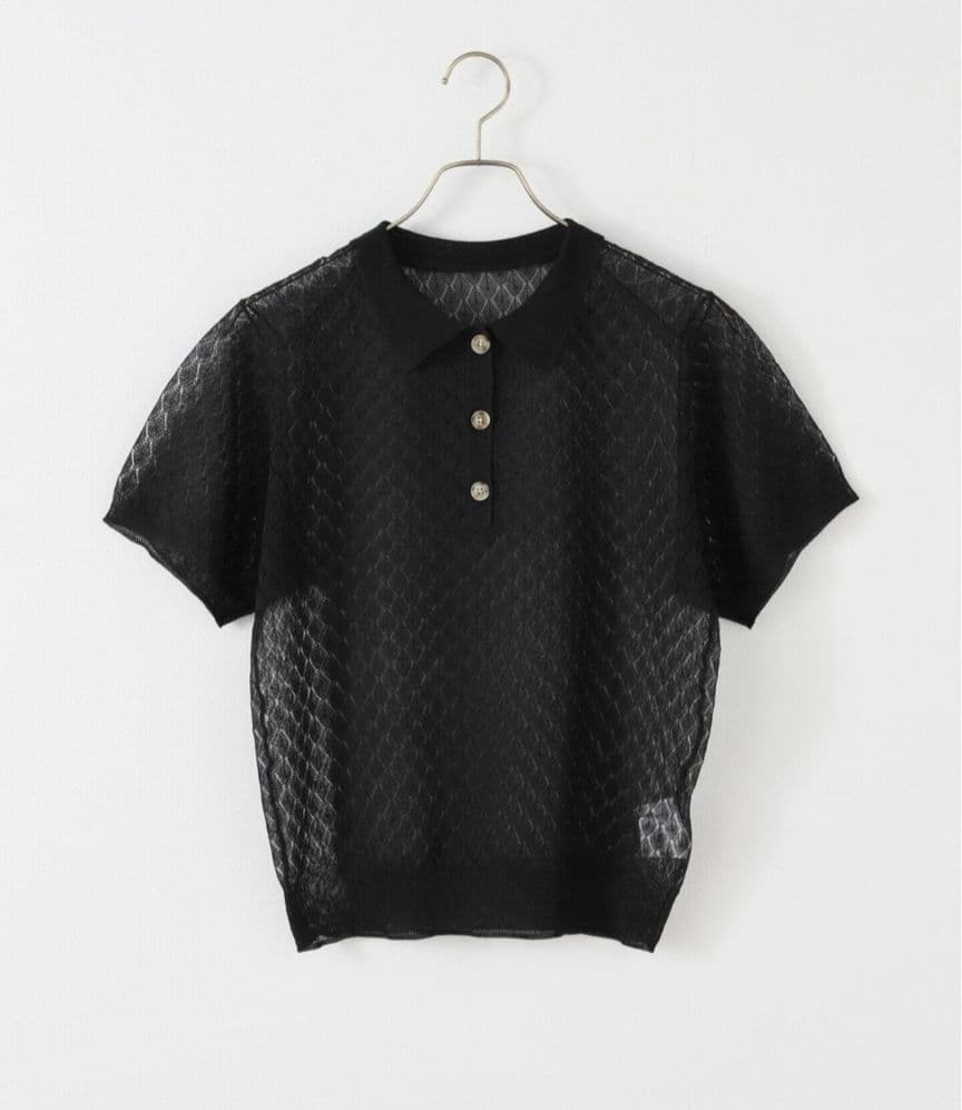 【新品未使用タグ付き】スピックアンドスパン　プロヴォーク　シアーニットポロ