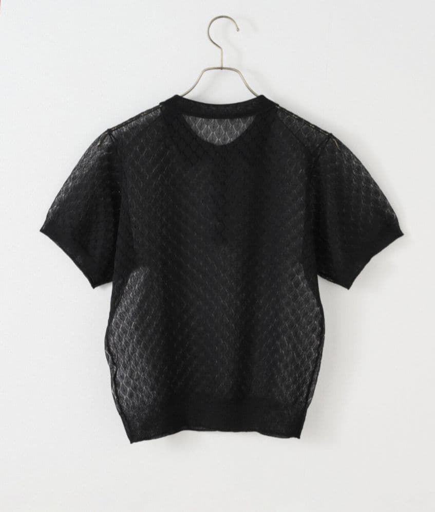 【新品未使用タグ付き】スピックアンドスパン　プロヴォーク　シアーニットポロ