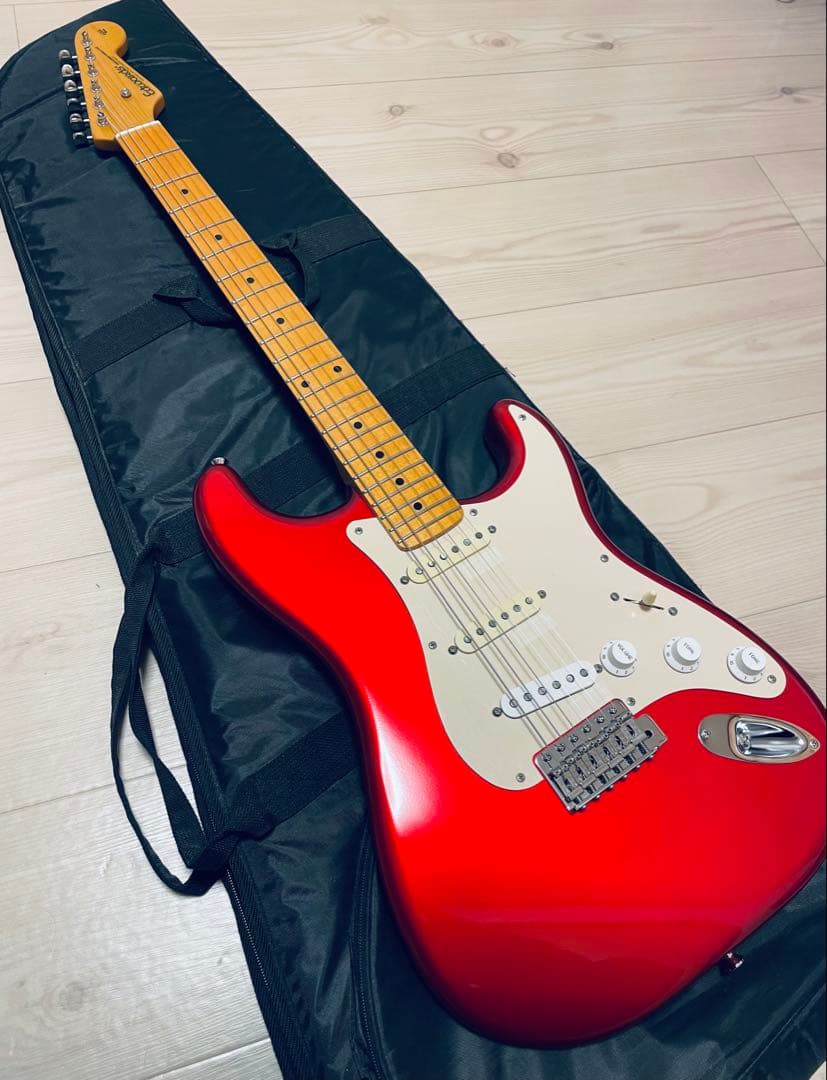 ギター EDWARDS E-SE-100M/LT Candy Apple Red
