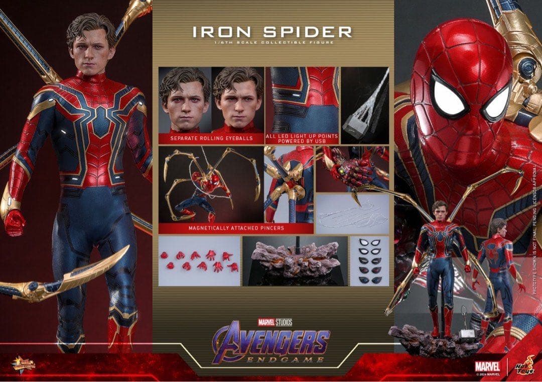 ホットトイズMMS761アイアン・スパイダー 1/6Iron Spider通常版