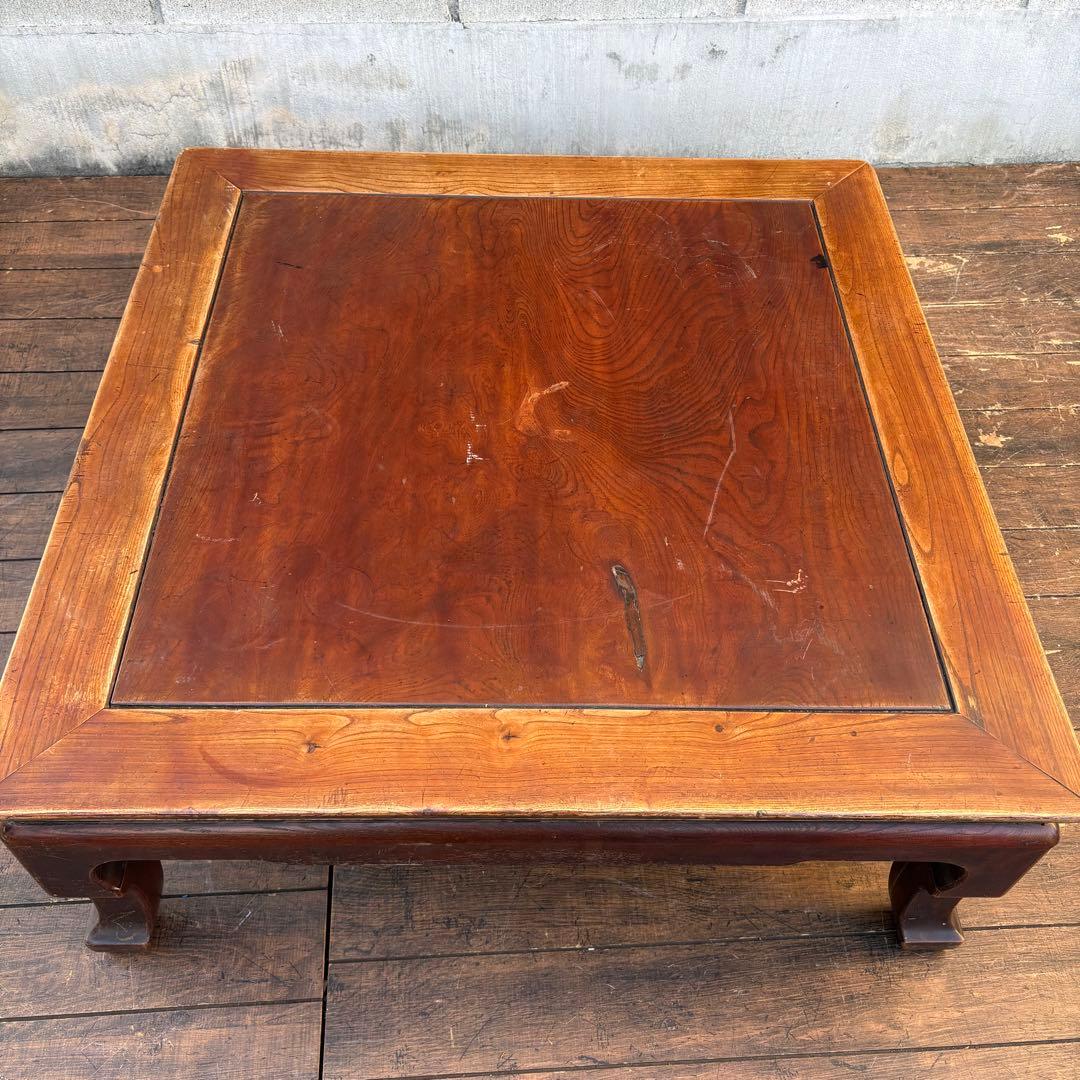 昭和レトロ 古家具 無垢材 木製座卓 ちゃぶ台 文机 お経台 経机 古道具