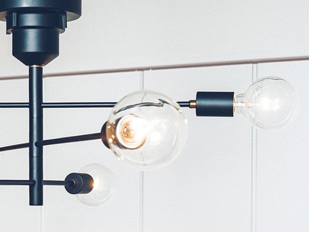 unico Astre ブラック シーリングライト 6灯