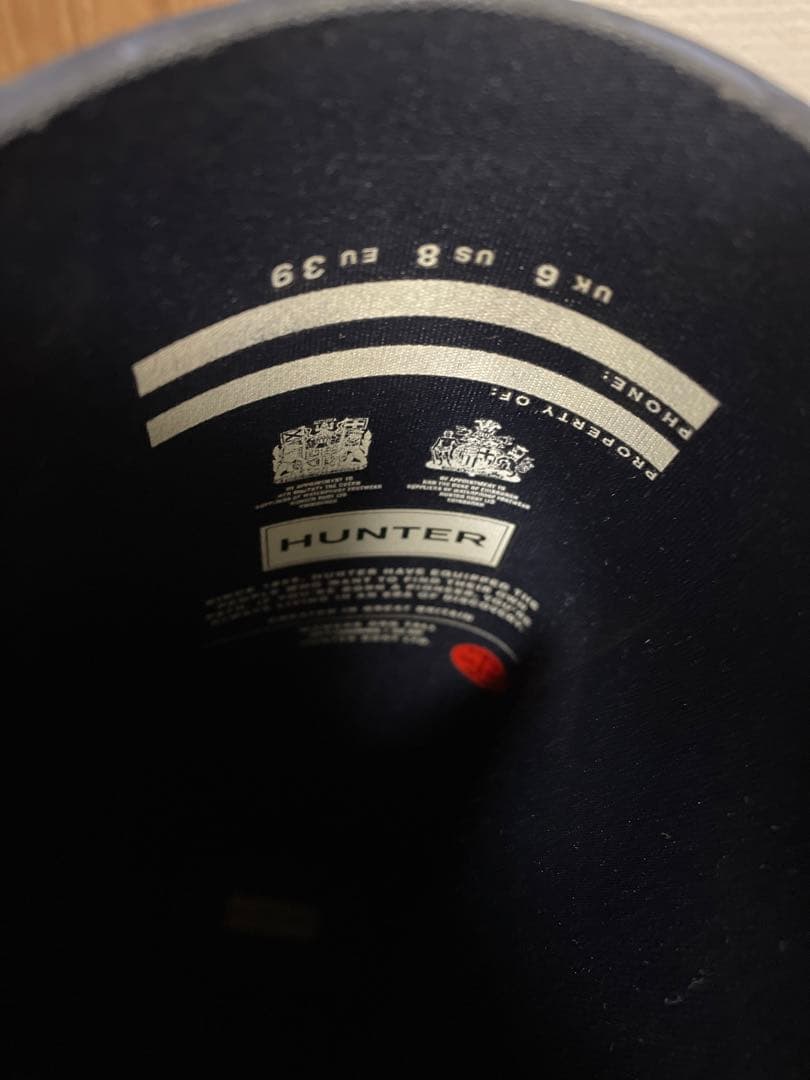 HUNTER オリジナルトールウェッジソール　ネイビー