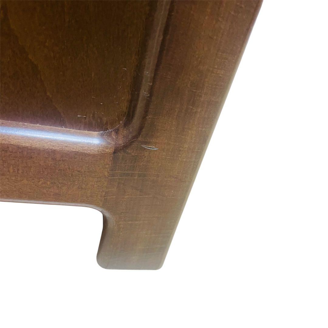 【美品】Karimoku カリモク 家具 木製 電話台 キャビネット FAX台